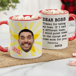 Custom Photo Gifts For Boss Coworker Coffee Mug 07xqti231124 - Coffee Mug - GoDuckee