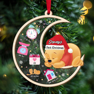 Personalized Gifts For Baby 1st Christmas 2 Layer Mix Ornament 04NATI280824 - Ornament - GoDuckee