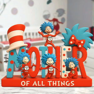 Mother Of Little Clowns Acrylic Plaque - Personalized Gifts For Mother 02OHTI210425 - Shaped Plaques - GoDuckee
