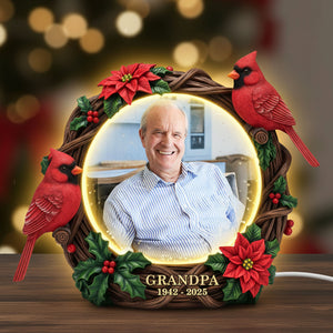 Cardinal Heaven Light Box - Custom Photo Gifts For Heavens Custom Acrylic Light Box 03NATI121125 - Light Box - GoDuckee