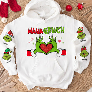 Gift For Family, Personalized 3D Shirt, Christmas Green Monster Family Shirt, Christmas Gift 05NATI290823 - AOP Products - GoDuckee