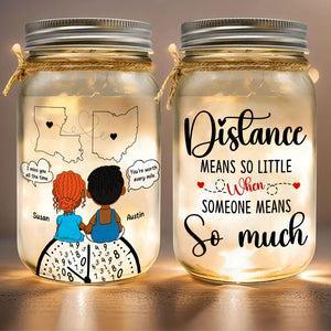 Custom Map Gifts For Couple Mason Jar Light 04toti040125hg - Drink Jar - GoDuckee