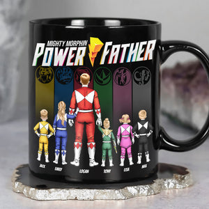 Gift For Dad Mug 05HUTI020623HH Personalized Family Black Mug - Coffee Mug - GoDuckee