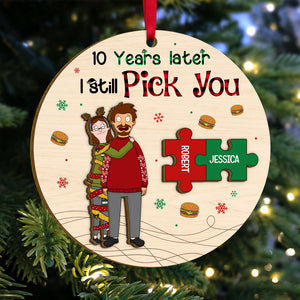 Personalized Gifts For Couple Christmas Ornament 02xqti071124hg - Ornament - GoDuckee