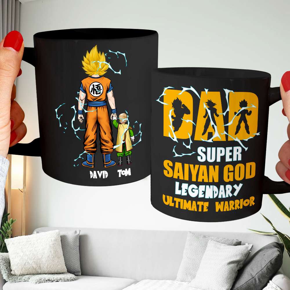 The Power Of Family 03QHDT051223HH Personalized Coffee Black Mug, Gifts For Dad - Coffee Mug - GoDuckee