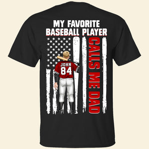 Baseball Player Dad Gift, Personalized Shirt Hoodie Sweatshirt 06HUDT080523TM - Shirts - GoDuckee