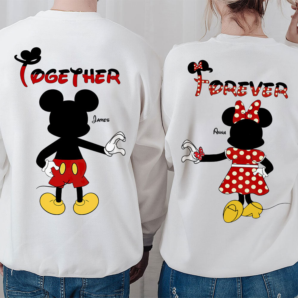 Couple Together Forever 05huti301023-new Personalized Couple Shirts - Shirts - GoDuckee