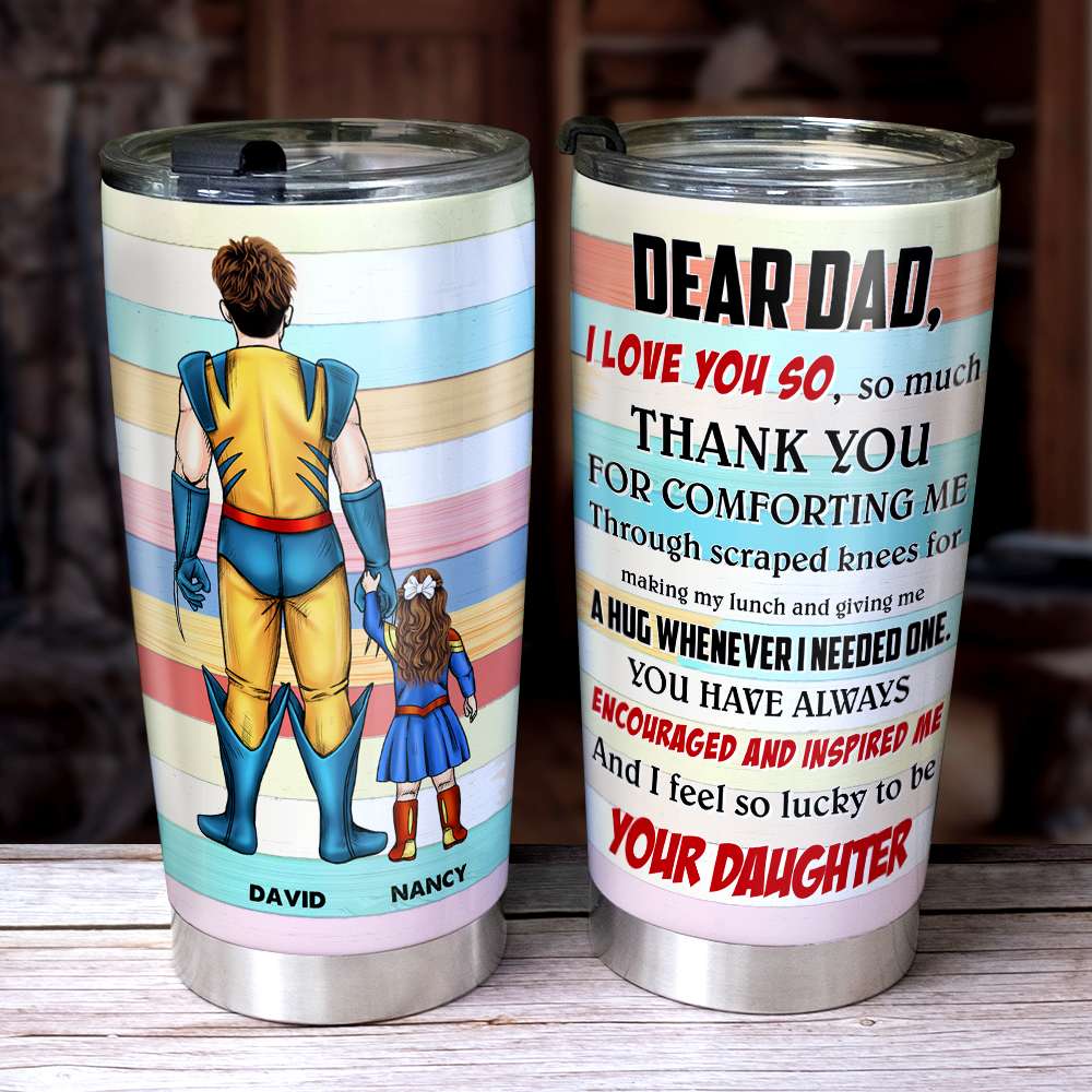 Dad 03acli040523tm Personalized Tumbler - Tumbler Cup - GoDuckee