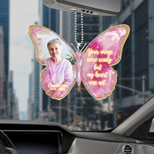 Memorial Car Ornament - Custom Photo Gifts For Loved Ones 01nati260625 - Ornament - GoDuckee