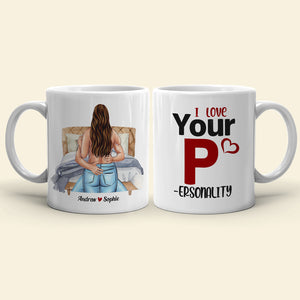 Gift For Couple Funny Mug, Personalized Couple Naughty Mug - Coffee Mug - GoDuckee