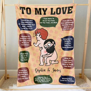 Personalized Gifts For Couple Blanket 04OHDC220624HH - Blanket - GoDuckee