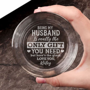 Personalized Gifts For Couple Whiskey Glass 03kati030624 - Drinkware - GoDuckee