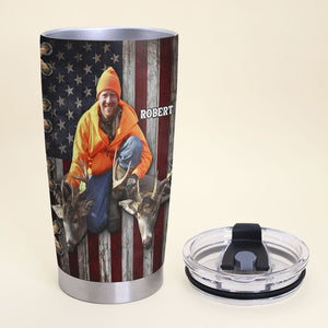 Best Dad Ever, Custom Hunting Dad Tumbler, Father's Day Gift, Gift For Hunting Lovers - Tumbler Cup - GoDuckee