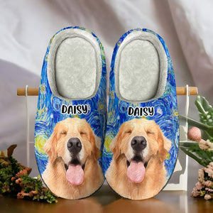 Dog Lover- Custom Photo Home Slippers - Gift For Dog Lover- 04nati231223 - Shoes - GoDuckee