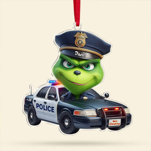 Personalized Gifts For Police Christmas Ornament 02ohti221124 - Ornament - GoDuckee