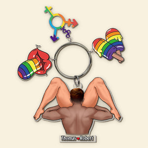 Personalized Gifts For LGBT Couple Keychain 01ohti190624hh - Keychains - GoDuckee