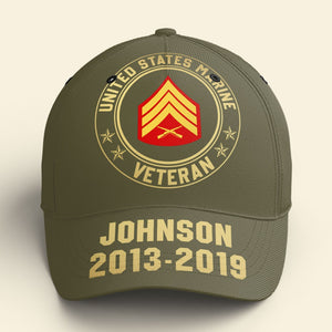 Personalized Gifts For Veteran Classic Cap 06acti020724 - Caps - GoDuckee