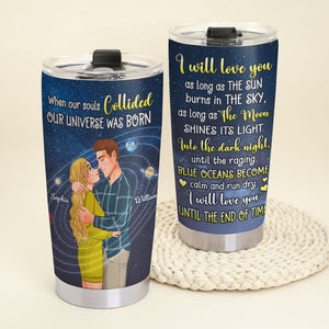 Personalized Gift For Couple Tumbler Til The End 05QHTI060124DA - Tumbler Cup - GoDuckee