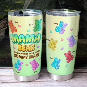 Personalized Gifts For Mothers Tumbler Mom Bear 02OHTI230124 - Tumbler Cups - GoDuckee