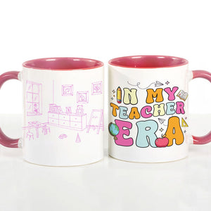 Personalized Gifts For Teachers Mug In My Teacher Era 03NATI060124 - Coffee Mug - GoDuckee