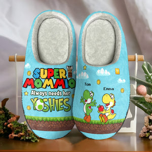 Personalized Gifts For Mothers Home Slippers Always Needs Her 01HTTI300124 - Shoes - GoDuckee