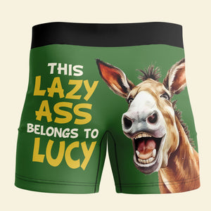 Personalized Funny Donkey Gifts For Men's Boxers and Women's Briefs - Boxers & Briefs - GoDuckee
