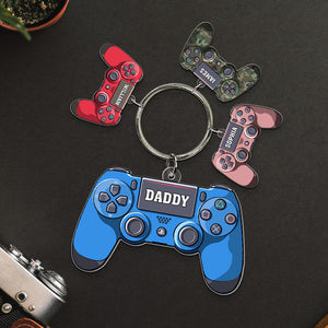 Personalized Gifts For Dad Keychain 07nati060524 Father's Day - Keychains - GoDuckee