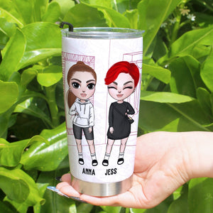 Shopping With Besties Is All Of The Therapy You Need Personalized Tumbler Gift For Friend - Tumbler Cup - GoDuckee