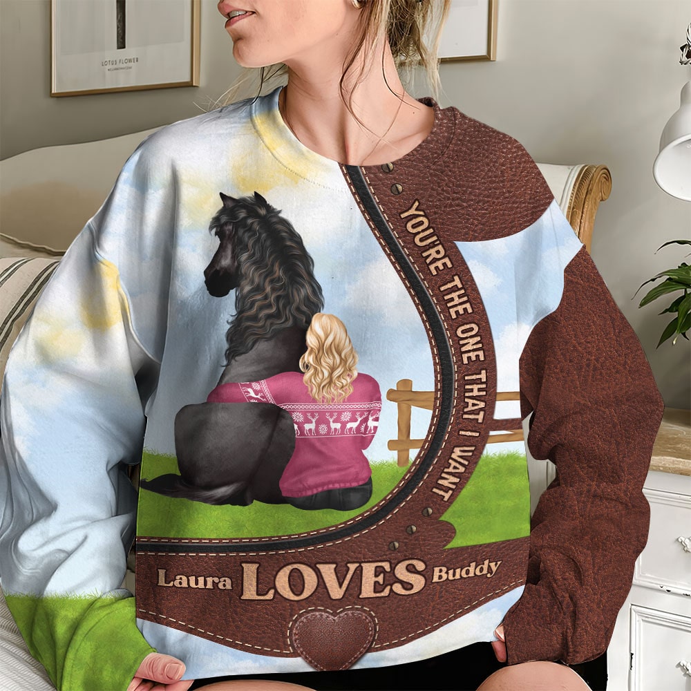 Personalized Gifts For Horse Lovers Shirt, You're The One That I Want 04tgti221124 - AOP Products - GoDuckee