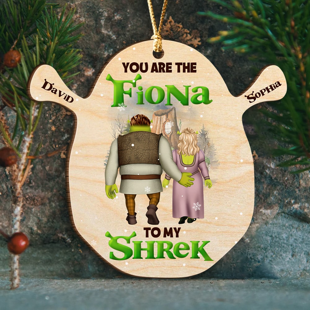 The Shrek & Fiona Love Couple Mugs Couples Gift Two Mugs 