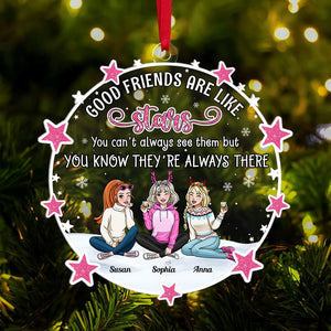 Personalized Gifts For Friends Christmas Ornament 04toti221024 - Ornament - GoDuckee