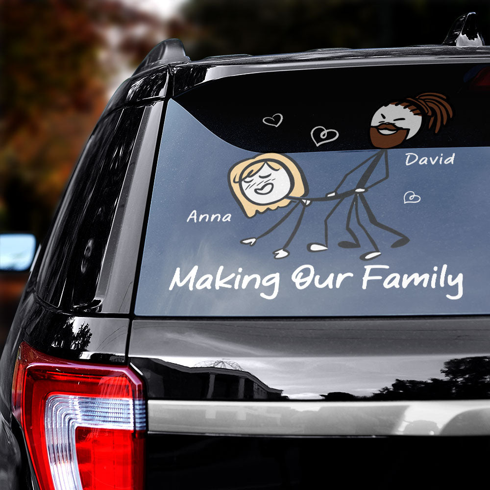 thumbnail image 2 of Personalized Gifts For Couple Car Decar Designed By Hanniecongested 2 of 11