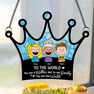 Personalized Gifts For Mom Suncatcher Ornament 02xqti251224 - Ornament - GoDuckee