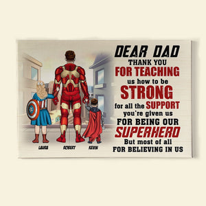 Personalized Gifts For Dad Poster 05nati270524pa Father's Day - Canvas Print - GoDuckee