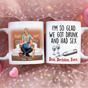 Personalized Gifts For Couples Mug Best Decision Ever - Coffee Mug - GoDuckee