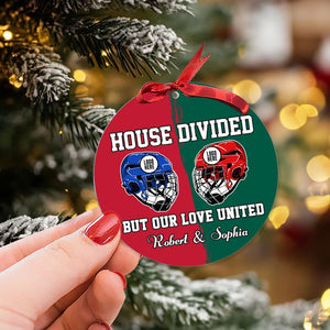 Personalized Gifts For Ice Hockey Lovers Couple Christmas Ornament 08huti141024 - Ornament - GoDuckee