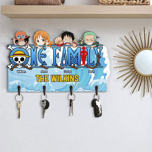 Personalized Gifts For Family Wood Key Hanger 05qhti310524 - Wood Sign - GoDuckee