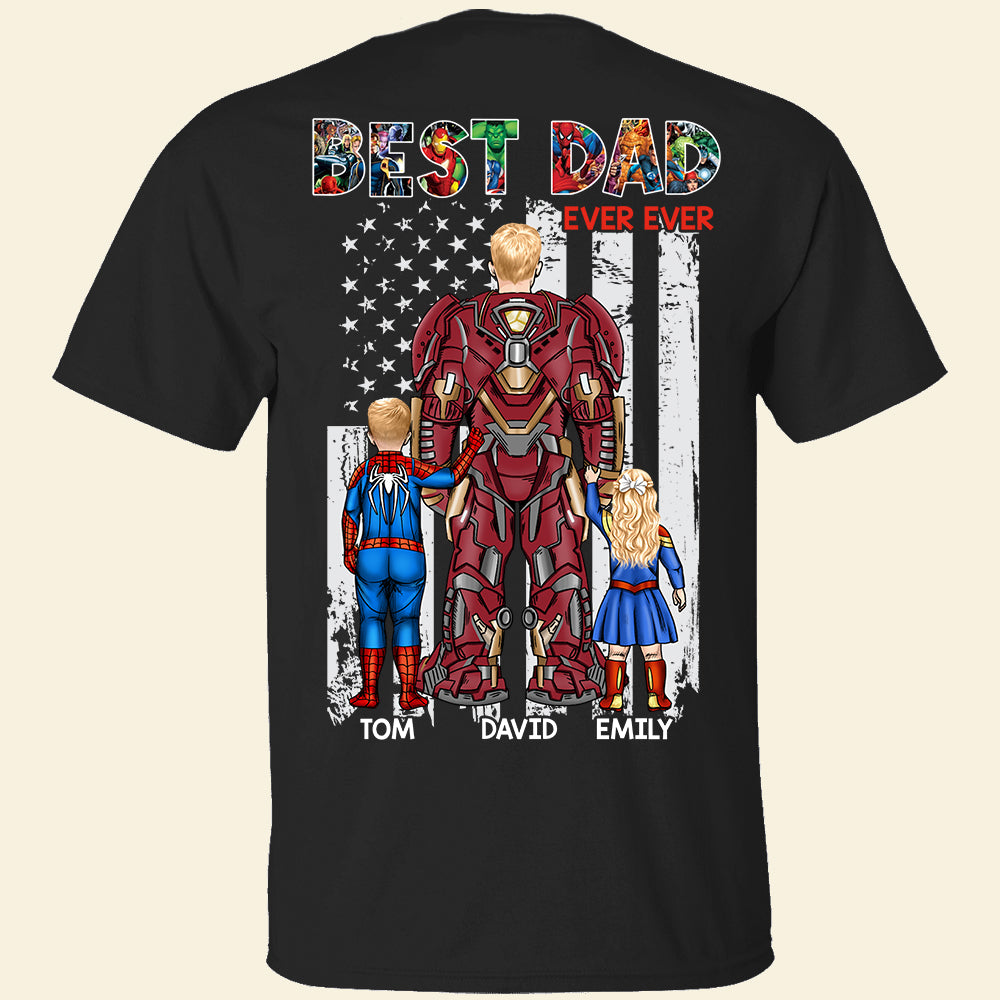 Best Family Dad Ever 01ACDT150523TM Personalized Family Shirt Sweatshirt Hoodie, Happy Father's Day Gift - Shirts - GoDuckee