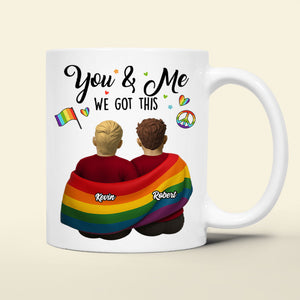 LGBT Couple Mug - Personalized Gifts For Couple 03toti290525 - Coffee Mug - GoDuckee
