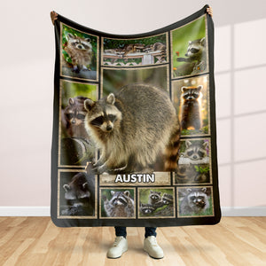 Personalize Gifts For Raccoon Lover Blanket 031qhti030125 - Blanket - GoDuckee