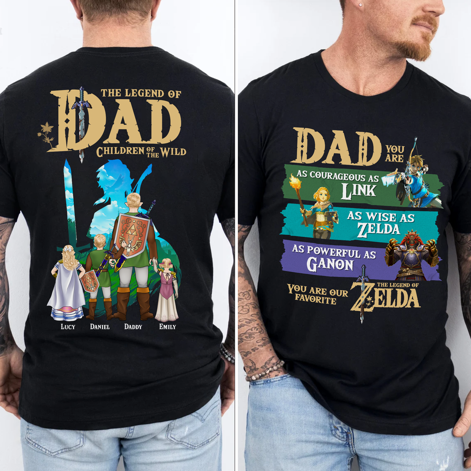 The Legend Of Dad Shirt Personalized Gifts For Dad 01HUHU050525HG - Shirts - GoDuckee