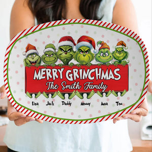 Personalized Christmas Gifts For Family Plate 02ohti231024 - Plates - GoDuckee