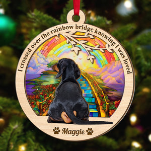 If Love Could Have Saved You, Gift For Dog Lover, Personalized Ornament, Heaven Dog Suncatcher Ornament, Christmas Gift - Ornament - GoDuckee