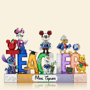 Cute Cartoon Teacher Plaque - Personalized Gifts For Teacher 01ohti280525 - Shaped Plaques - GoDuckee