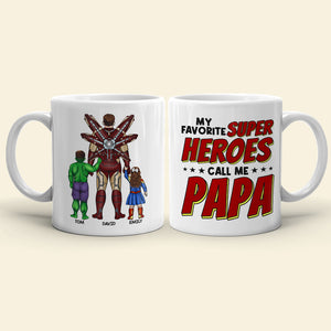 Call Me Papa 04ACDT170523TM Personalized Mug, Gift For Dad - Coffee Mug - GoDuckee