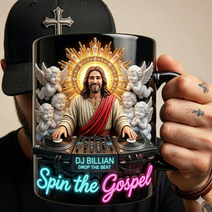 Spin the Gospel Coffee Mug - Personalized Gifts For Music Lovers 01pati060426 - Coffee Mug - GoDuckee