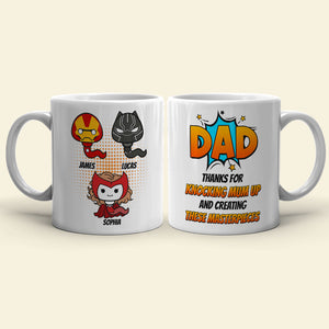 Thanks Dad For Knocking Mum Up Personalized Mug DR-WHM-01QHTI020523 - Coffee Mug - GoDuckee