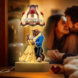 Cartoon Couple Led Light - Personalized Gifts For Couple 01nati120625 - Led Night Light - GoDuckee