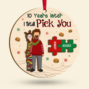 Personalized Gifts For Couple Christmas Ornament 02xqti071124hg - Ornament - GoDuckee