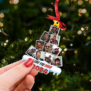 Custom Photo Gifts For Fans Christmas Ornament 014DGTI140824 - Ornament - GoDuckee